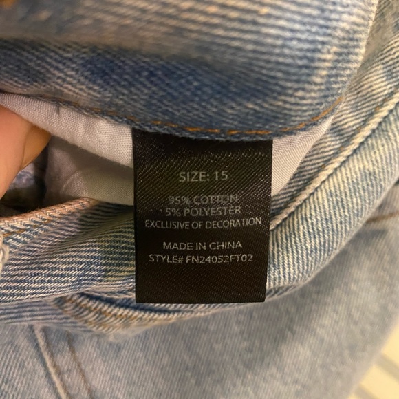 Rhinestone Wide Leg Jeans - Picture 10 of 11